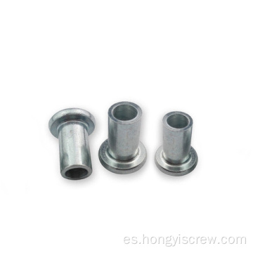 Remache de extremo hueco semi tubular de cabeza plana